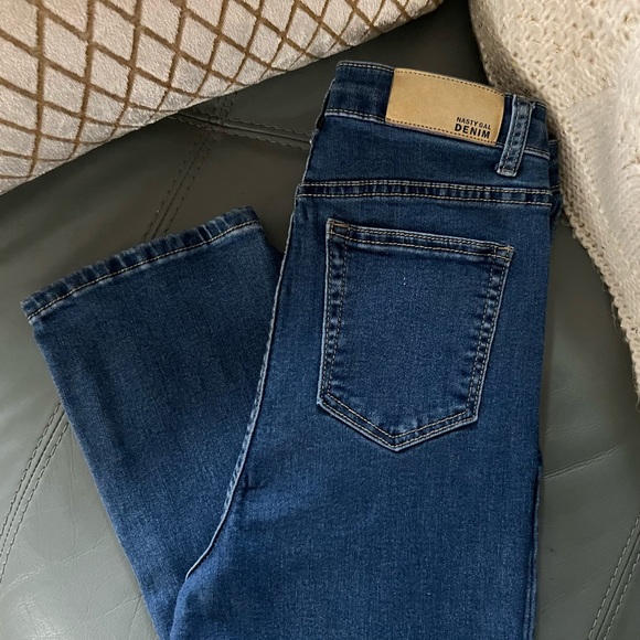NASTY GAL Stretch HIGH RISE High Waisted SKINNY Soft JEANS UK 10 EU 38 - Picture 3 of 16